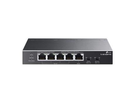 Switch TP-LINK TL-SG1005P-PD (Negro - RJ45 x 5)