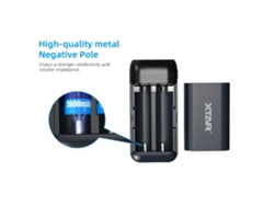 Cargador rápido de batería Red-xtar Pb2sl Qc3.0 18650 21700 20700, batería recargable de iones de litio, función de banco de energía DIY
