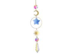 Atrapasol de ágata, luna, arcoíris, decoración de jardín