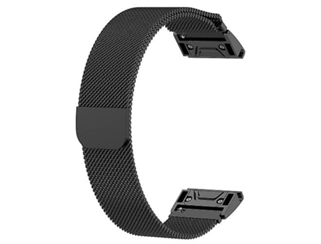 Correa Para Garmin Fenix 6 / Fenix 7 Correa De Reloj Milanesa Negra VENISYMLIS