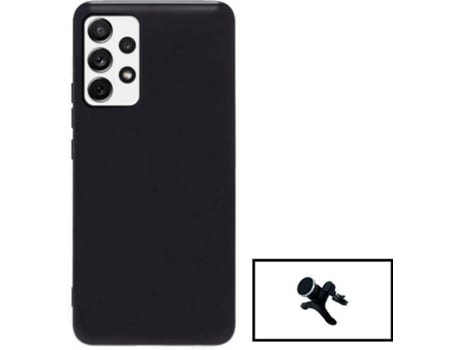 Kit Carcasa + Soporte Samsung Galaxy A33 5G GIFT4ME Negro