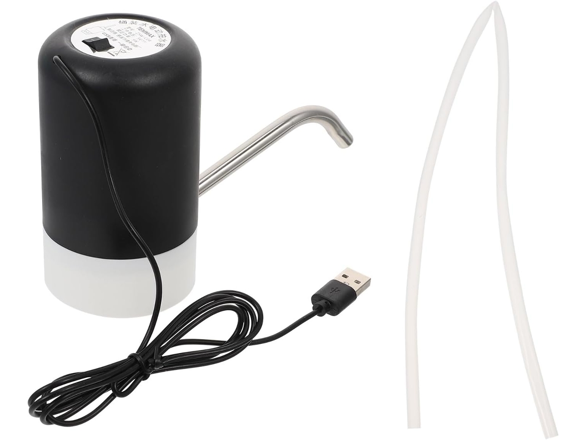 Bomba De Agua Eléctrica Portátil Usb Compacta De Silicona Y Plástico