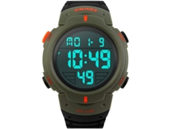 50m A Prueba De Agua Led Digital Masculino Reloj Electrónico Para Estudiantes Deportivos Ejército Verdeyuysan