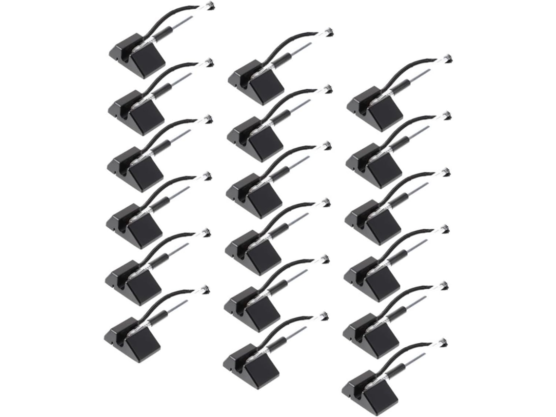 Pacote com 20 latas de caneta esferográfica Pretas de 0,5 mm, multifuncionais, com tinta de secagem rápida e acessórios.