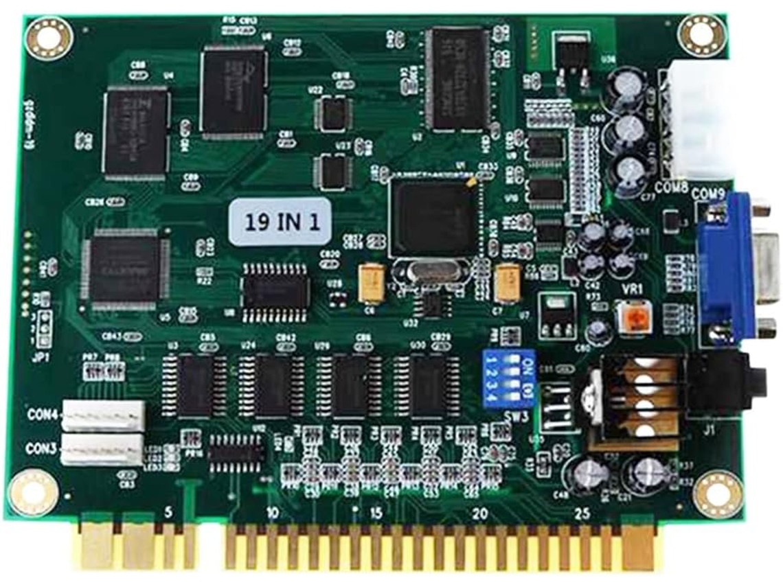 Placa De Juegos Clásica 19 En 1 Con Salida Vga Para Placa Base Jamma