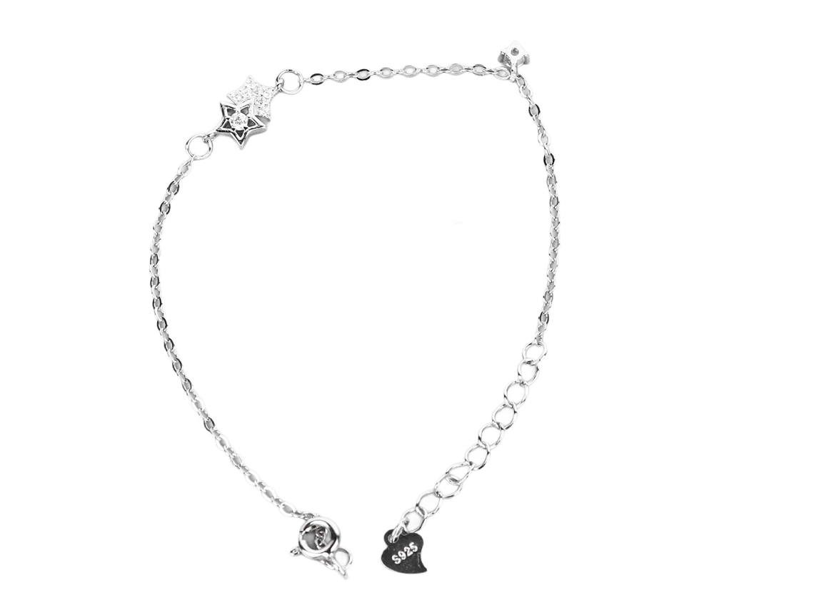 Soporte De Madera Con Forma De Jarrón Para Collares, Ideal Para Pulseras Sencillas De Plata Con Forma De Estrella - Para Mujer