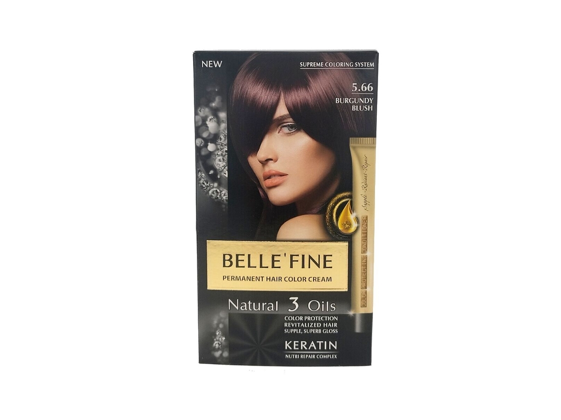 Tinte Permanente Belle´Fine Nº 5.66 Rojo Burdeos (30 ml)