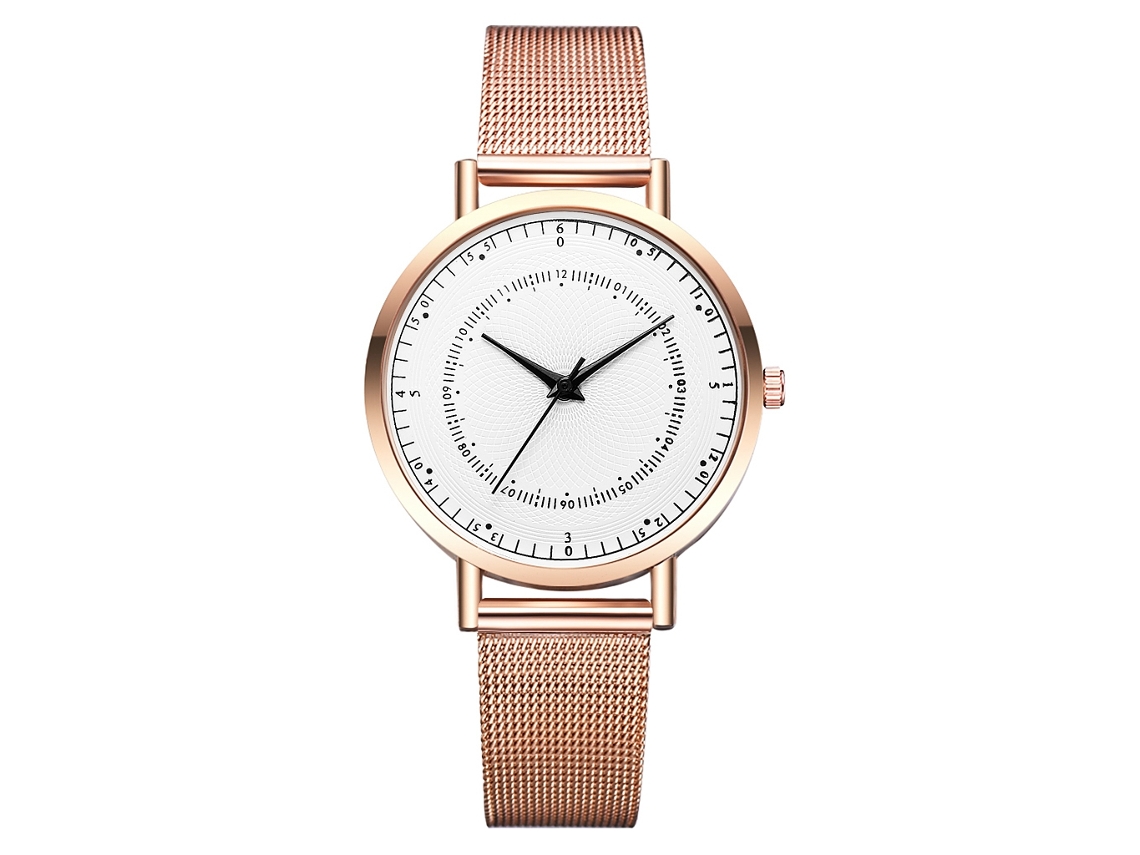 Reloj De Pulsera Sencillo Y Elegante Para Hombre, De Acero, Con Correa Suave Y Duradera.