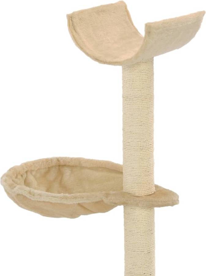 Rascador para Gato VIDAXL Árbol Sisal Beige (105cm)