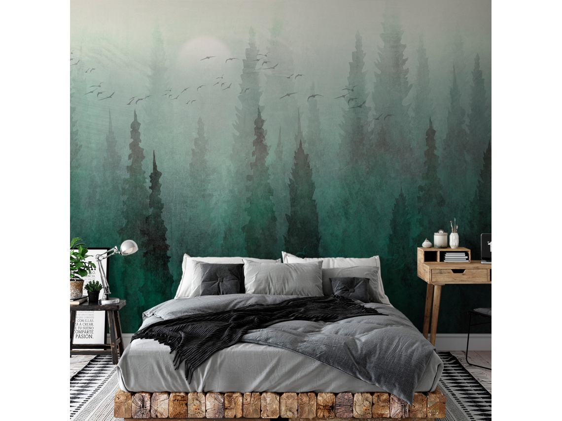 Papel de Pared ARTGEIST Flight Over the Forest - First Variant (98x70)