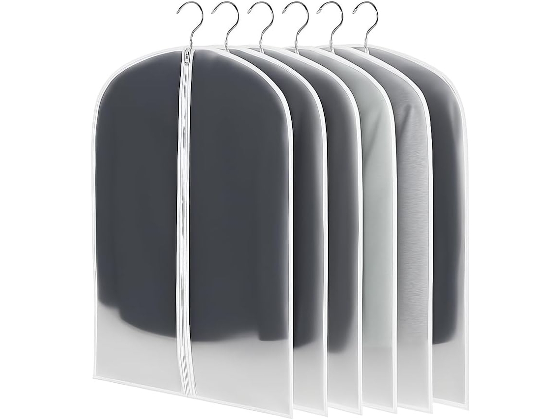 Juego De 6 Fundas Ligeras Para Ropa De 60x100 Cm