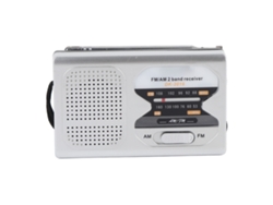 Radio De Bolsillo Am/fm Con Altavoz Y Conector Para Auriculares, Funciona Con Pilas, Ideal Para Viajes Al Aire Libre Y Acampadas. Portátil.