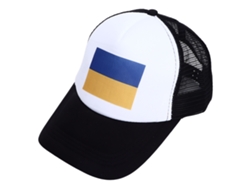 Gorra De Béisbol Ajustable Con La Bandera De Ucrania Y Visera De Patito Para Actividades Al Aire Libre Y Protección Solar.