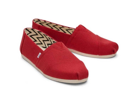 Alpargatas Rojas EU 42 Hombre TOMS