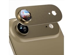 Protector de pantalla Yuysan para iPhone 17 Air, cristal templado + aleación (marrón)
