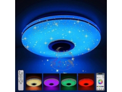 36w Led Deckenleuchte Regulable Con Bluetooth Lautsprecher,led Deckenlampe Con Fernbedienung Oder App