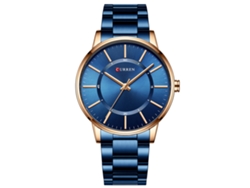 Reloj De Cuarzo Para Hombre Curren 8385 Con Brazalete De Acero Inoxidable, Resistencia Al Agua De 3 Atm, Multifuncional.