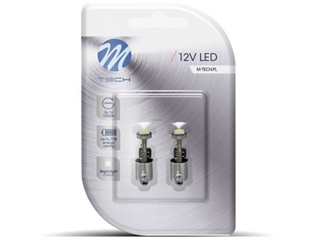 Lámparas Ba9S, T4W 12V 3x Smd5050 Canbus 0.72W M-TECH