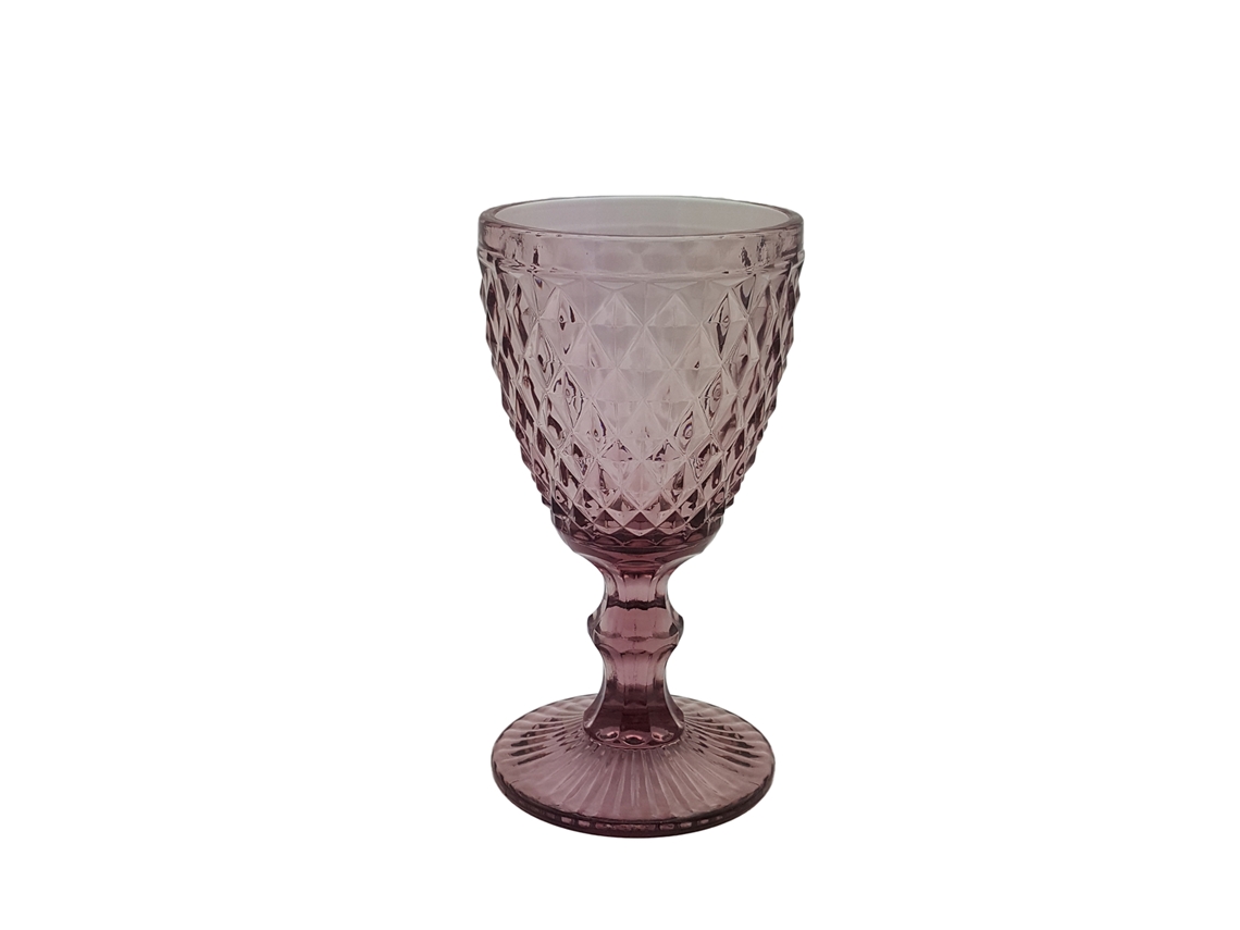 Conjunto de 6 Vasos MY GLASS Diamond Rosa 230 ml
