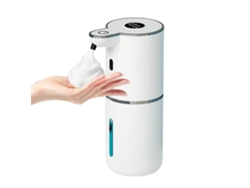 Dispensador automático de jabón líquido espumoso para manos de 380 ml con sensor de inducción y funcionamiento sin contacto. Nostalgia88