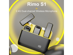 2026-micrófono Lavalier Inalámbrico Para Teléfono Android Smartphone, Micrófono Lapel Clip On Sistema Inalámbrico