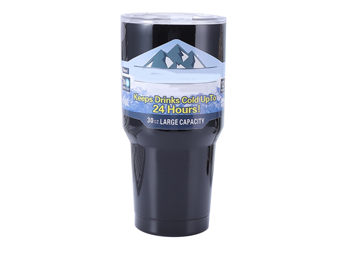Vaso térmico de 30 oz con tapa de acero inoxidable para deportes, camping y picnics.
