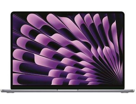 MacBook Air APPLE Gris Espacial (15'' - APPLE M3 - 10-Core - RAM: 8 GB - 512 GB SSD - 10-Core)