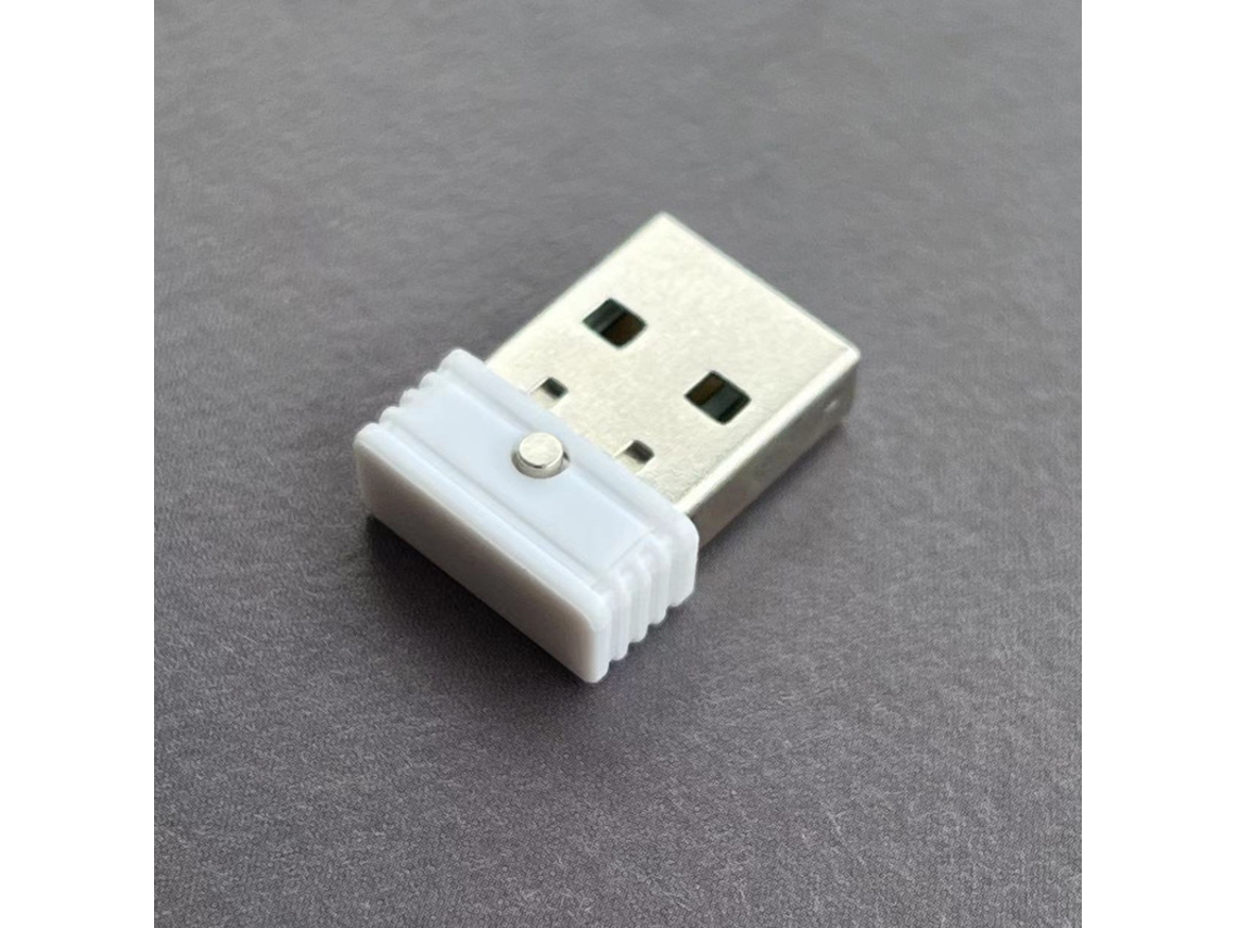 10 mini simuladores de movimiento de ratón USB, plug and play, blancos ZYBLSSBB