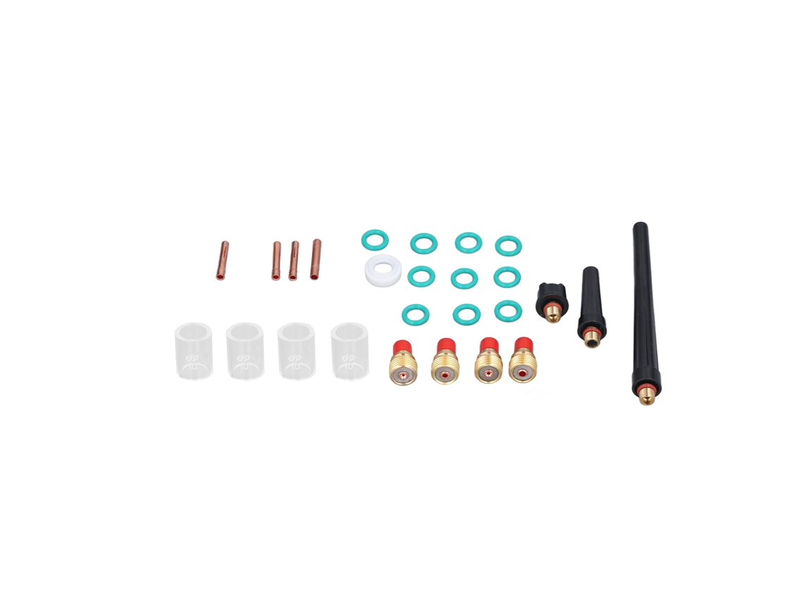 Kit De Accesorios Para Antorcha Tig Con Copa De Vidrio Y Lente De Gas Para Db Sr Wp 9 20 25 - 26 Piezas