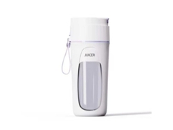 Exprimidor Portátil 8 Cuchillas 340ml Gran Capacidad Blanco Violeta Siurn