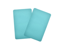 2026rebe-2 Piezas Parche De Reparación De Barco Hinchable Pvc Cuadrado Kit Para Kayaks Canoas Color Verde Menta