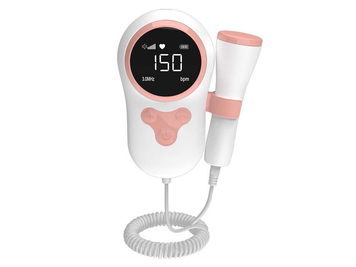 Pulsometro Bebe Doppler Fetal Para Embarazo Szsmart Rosa