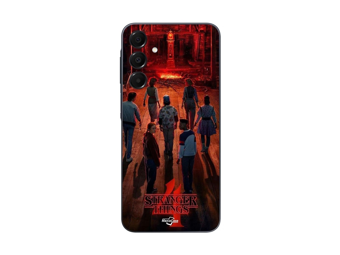 Funda Série Stranger Things Para Samsung Galaxy A16 Maniacase Silicona Negro