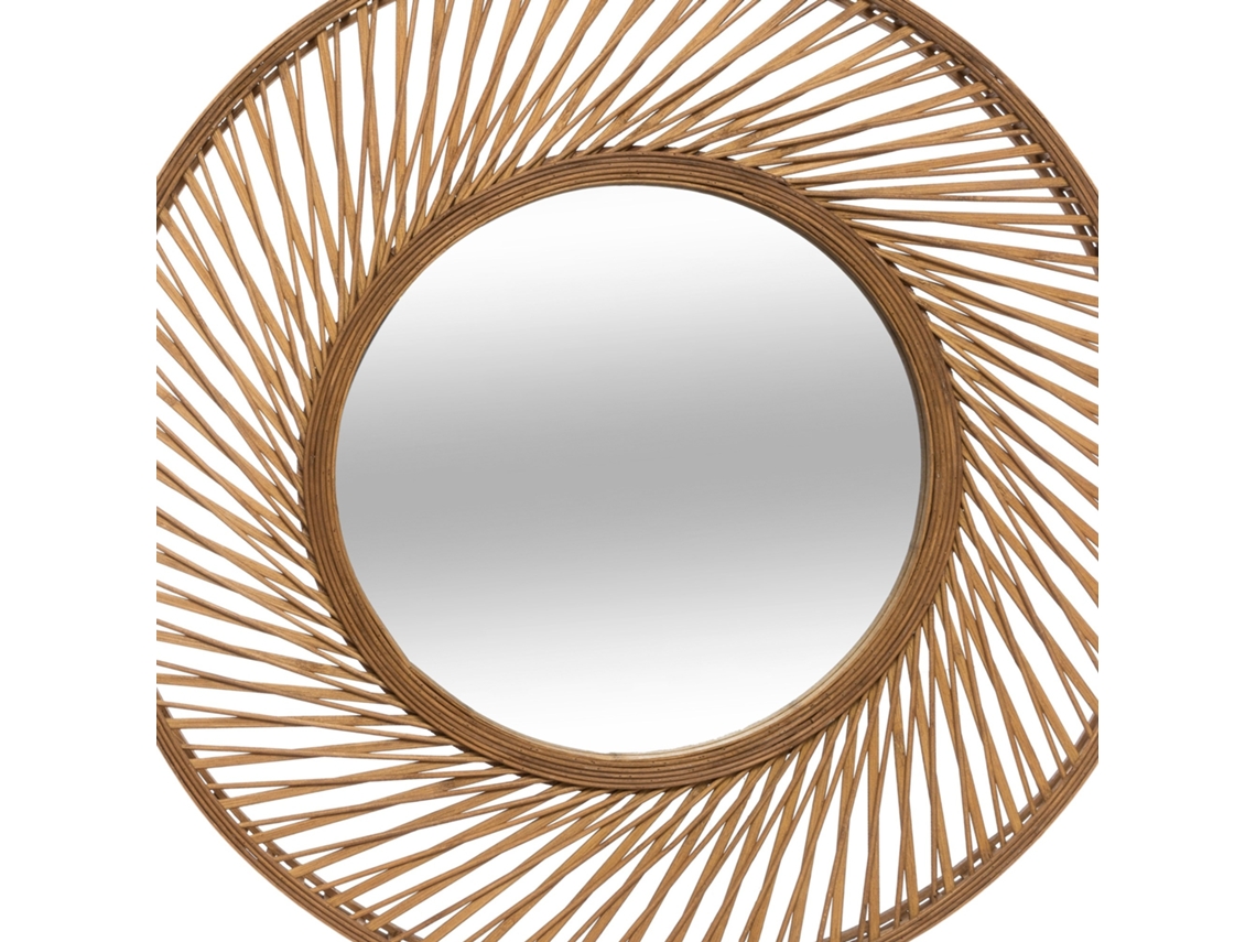 Espejo espiral Vidhay bambú Ø71,7x6,8 ATMOSPHERA