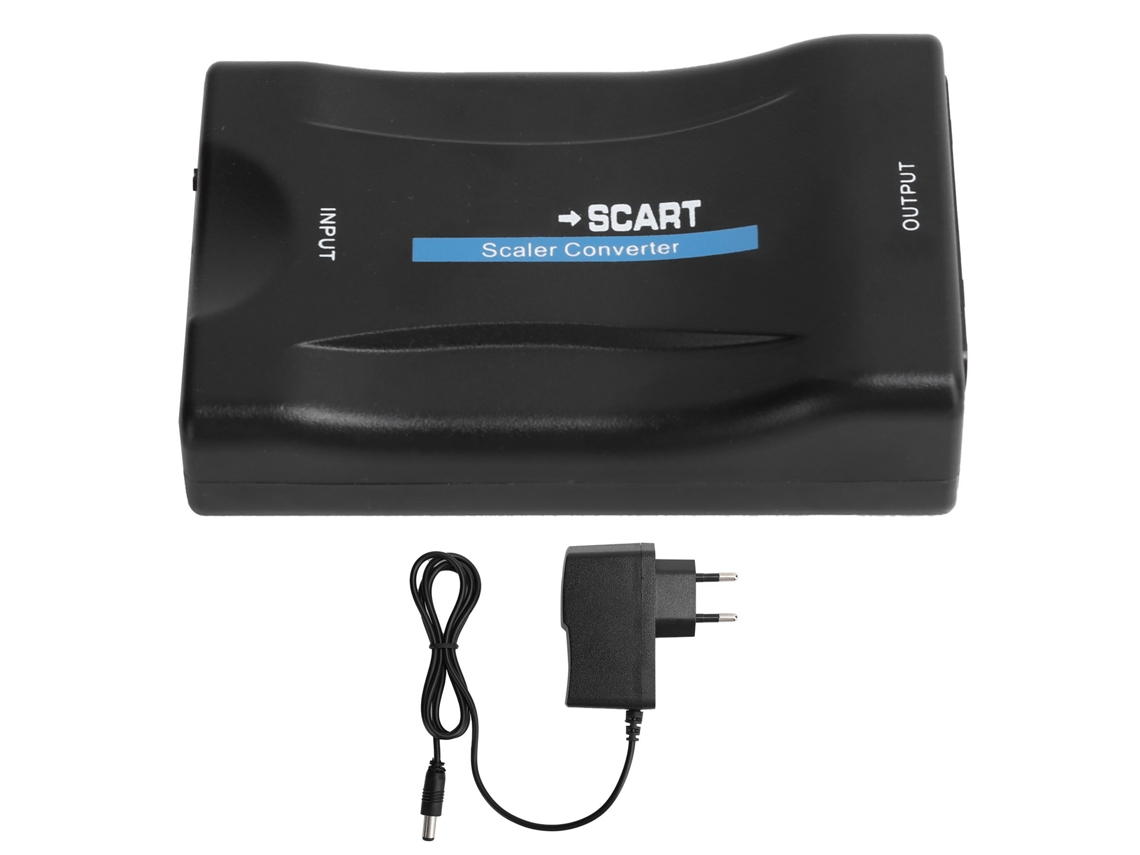 Convertidor De Interfaz Multimedia De Alta Definición Para Scart Con Señal Móvil Mhl - Negro