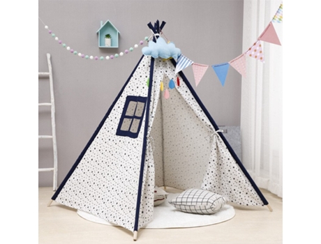 Tienda de Campaña Linda de La Historieta Del Tipi Del Juego Plegable Portátil Polo Estelar - 1,35 M