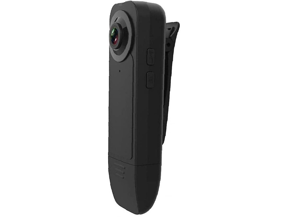 Mini cámara de video 1080P portátil, inalámbrica, con visión nocturna y detección de movimiento (negra)