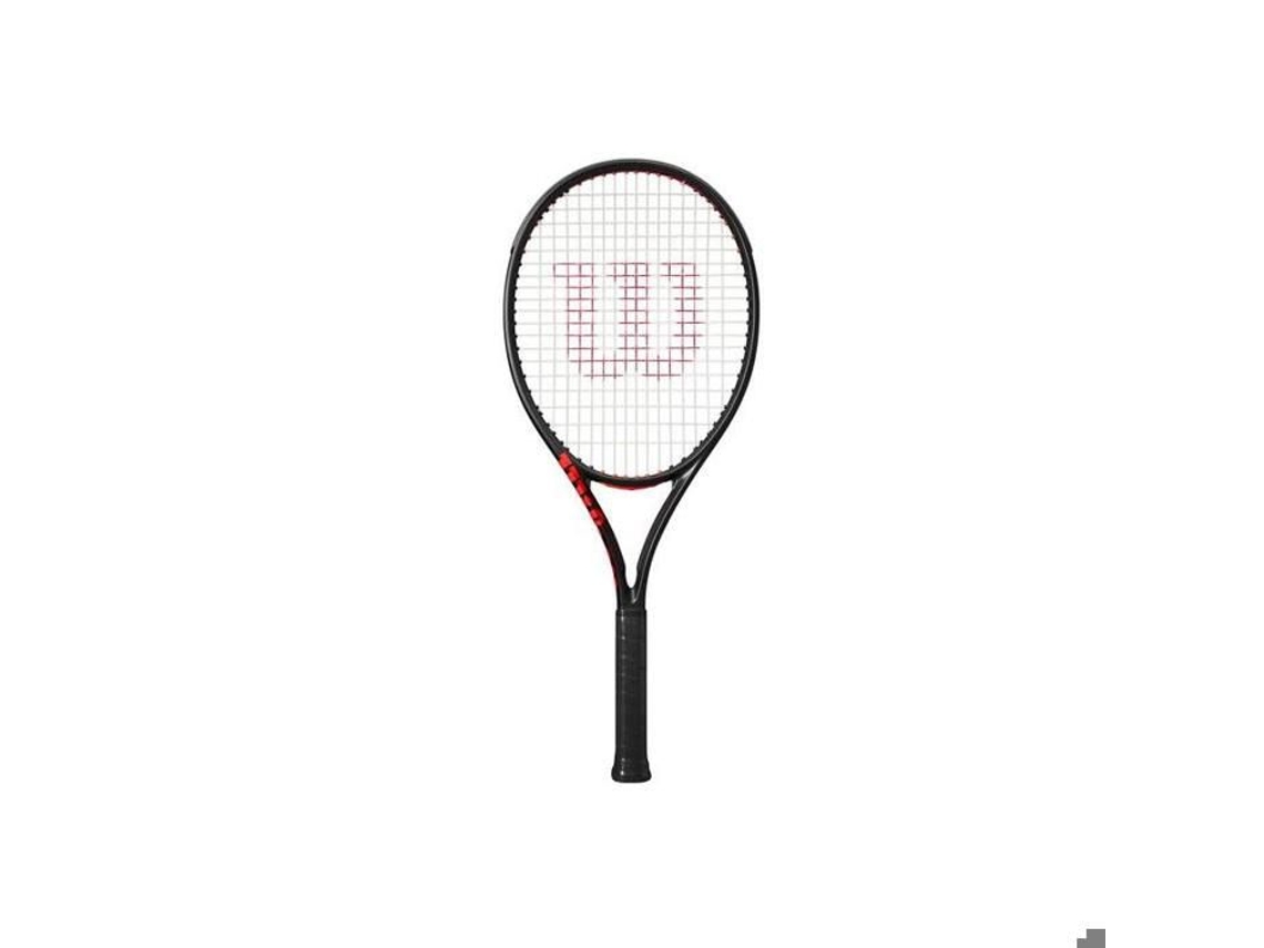 Raqueta de tenis Wilson Clash 108 V3.0, negra, empuñadura 2