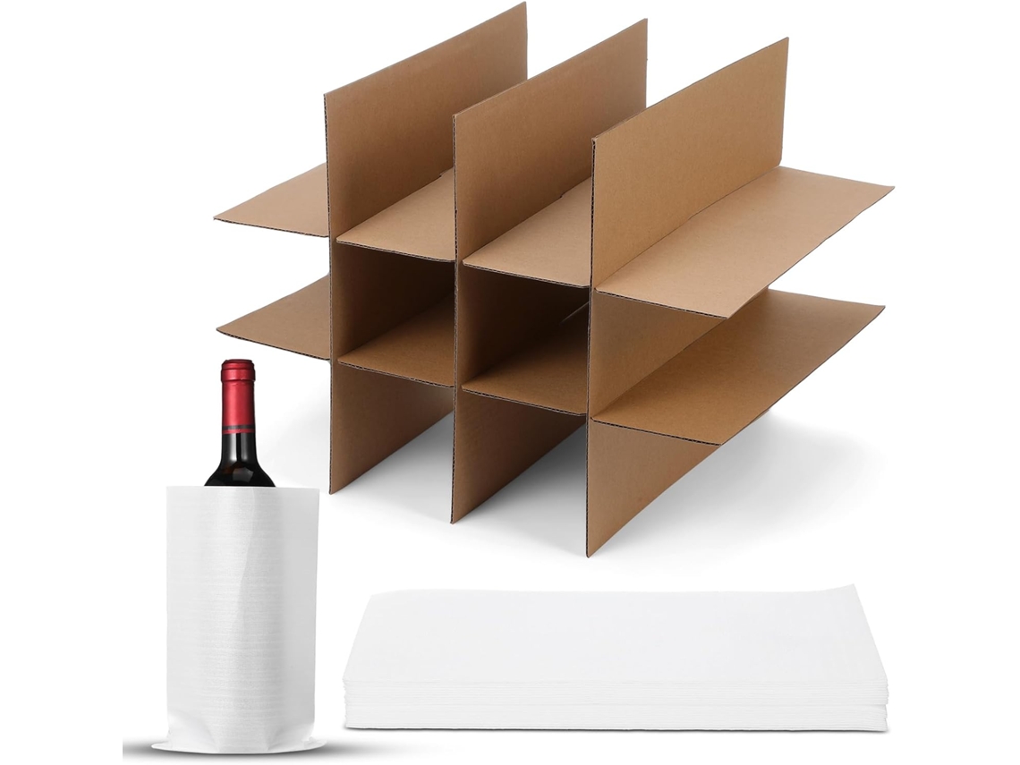 Kit De Organización Con Separadores De Cartón Y Bolsillos De Espuma, Separadores Ajustables Para Cajas.