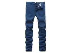 Jeans De Tallas Grandes Para Hombre (26-42), Rasgados, Estilo Casual, Invierno/verano 2023.