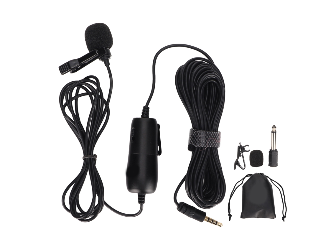 Yncm-microfone Lapela Profissional Com Adaptador De 6.5mm