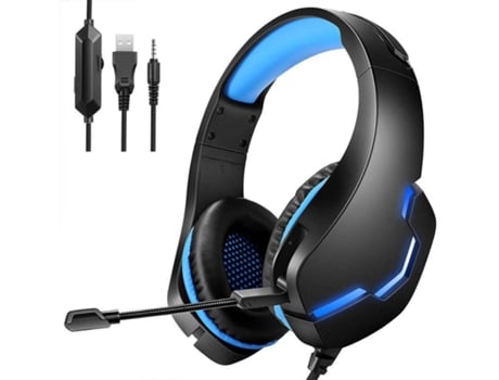 Auriculares YDCY Gaming con cable J10 Deeplighting On Ear Multiplataforma