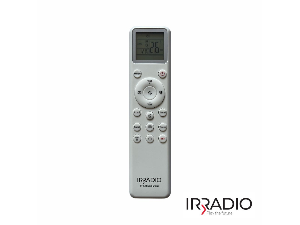 Control remoto universal delgado y de lujo para aire acondicionado de Irradio