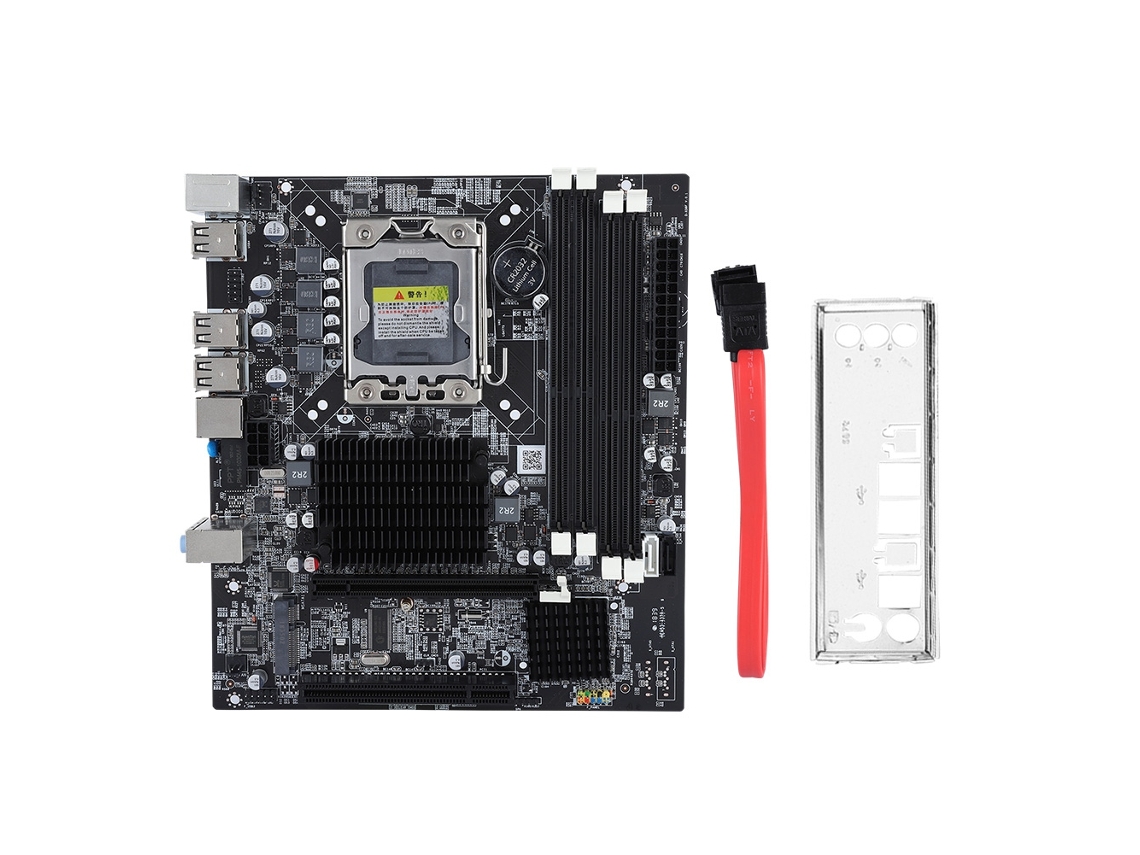 Placa Base De Computadora De Escritorio Lga 1366 Ddr3 4 Ranuras De Memoria Sata2.0 Usb2.0 Placa Madre