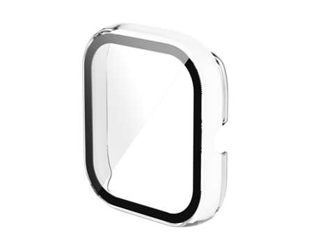 Amazfit GTS 2 Mini Pieza + Funda Protectora de Reloj de Cristal Templado (Blanco Transparente)