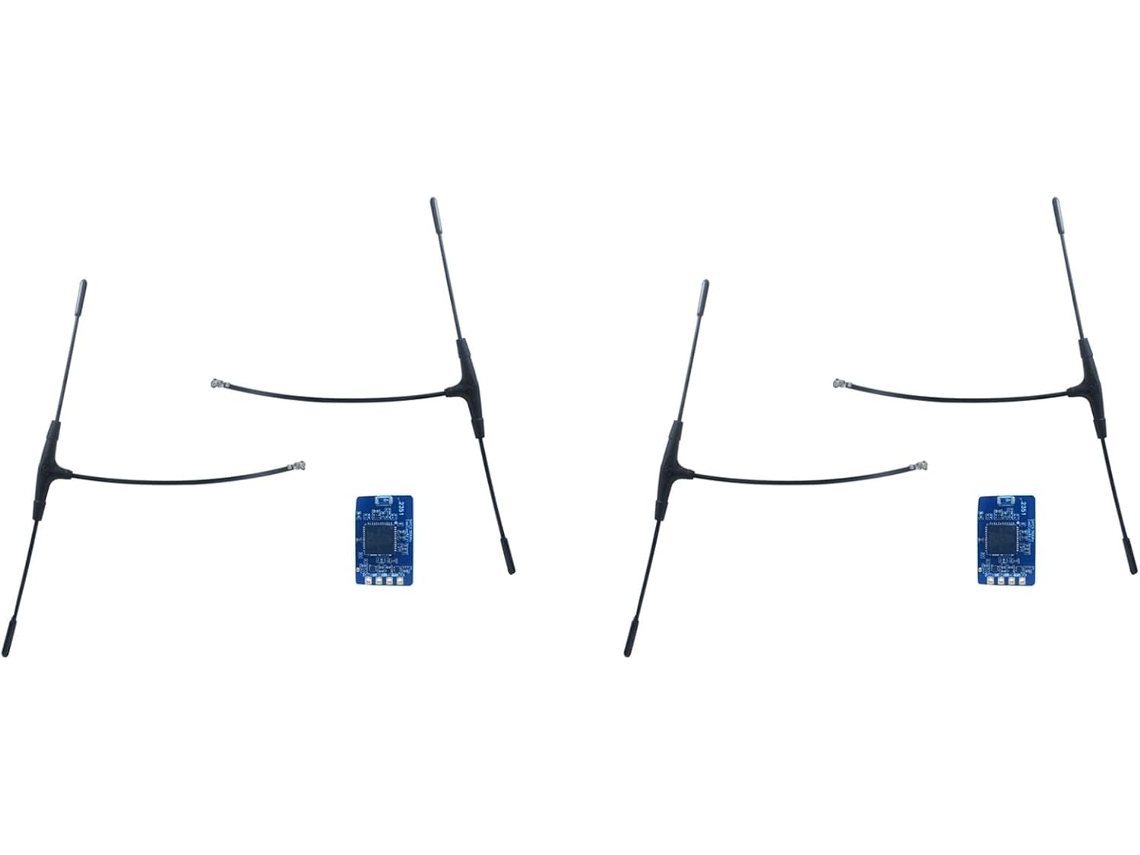 2 Receptores Elrs Diversity Rx 915 Mhz 868 Dual Core Tcxo De Doble Antena Para Drones De Carreras Fpv