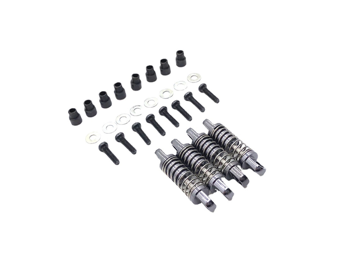 Amortiguadores Metálicos Mejorados Gold4pcs Para Wltoys 1/28 284161 284010 284131 K969 K979 K989 K999 P929 P939 Rc Cars Vehicles Models Parts