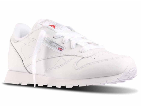 Zapatillas REEBOK Classic Leather Niños (27.5 - Blanco)