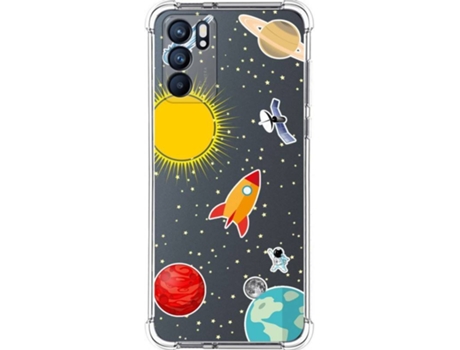 Carcasa Oppo Reno 6 5G TUMUNDOSMARTPHONE Espacio Multicolor