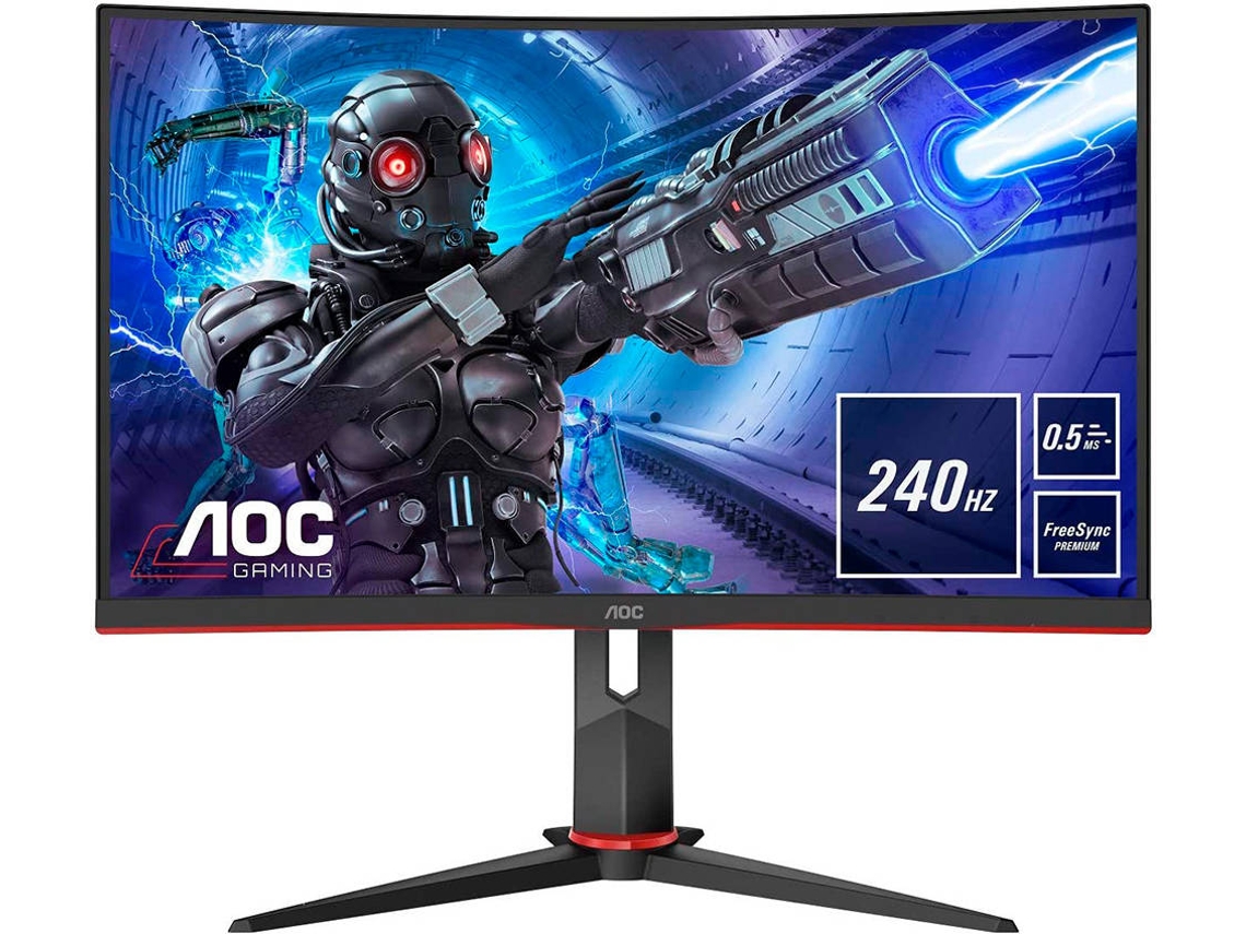 Monitor Gaming Curvo AOC C27G2ZE/BK (27'' - 0.5 ms - 240 Hz - FreeSync Premium)